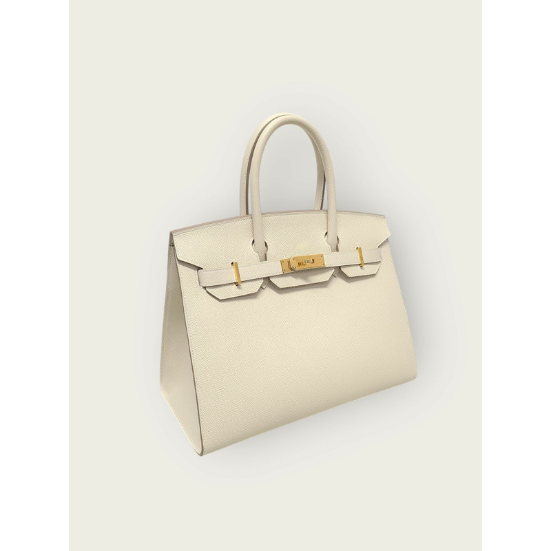 【包稅】HERMES Birkin 30 Epsom Sellier Craie 鍍金 U 印章-2