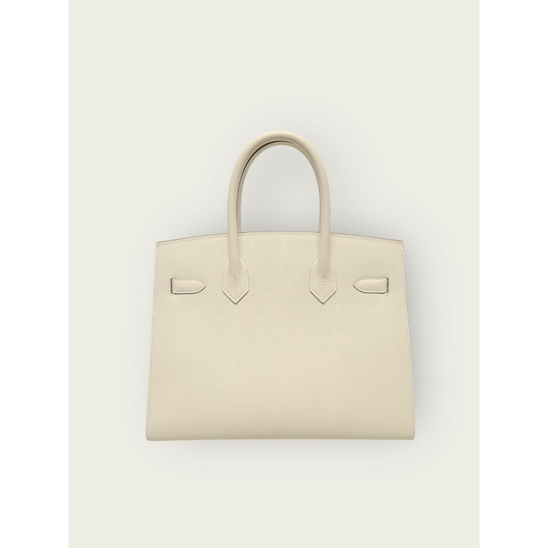 【包稅】HERMES Birkin 30 Epsom Sellier Craie 鍍金 U 印章-4