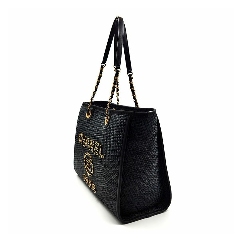 【包稅】CHANEL 藤製多維爾單肩包-1