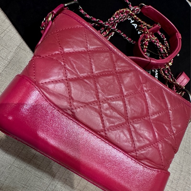 Chanel 菱格紋流浪包 小號-7