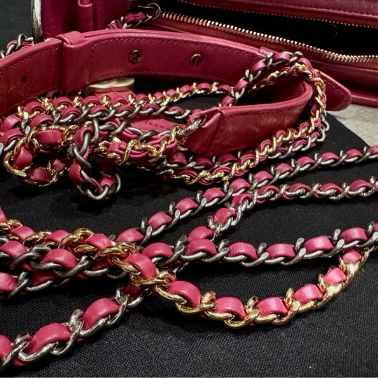 Chanel 菱格紋流浪包 小號-11