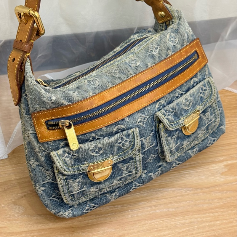 Iv baggy 牛仔單肩包-1