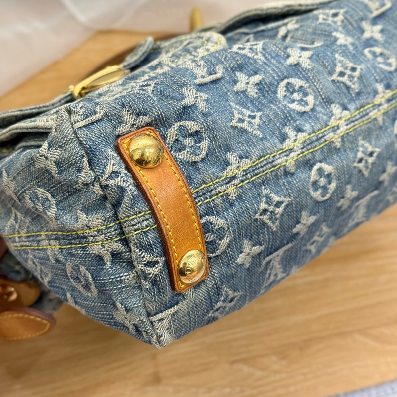 Iv baggy 牛仔單肩包-7