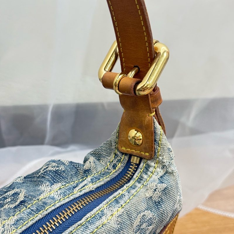 Iv baggy 牛仔單肩包-10