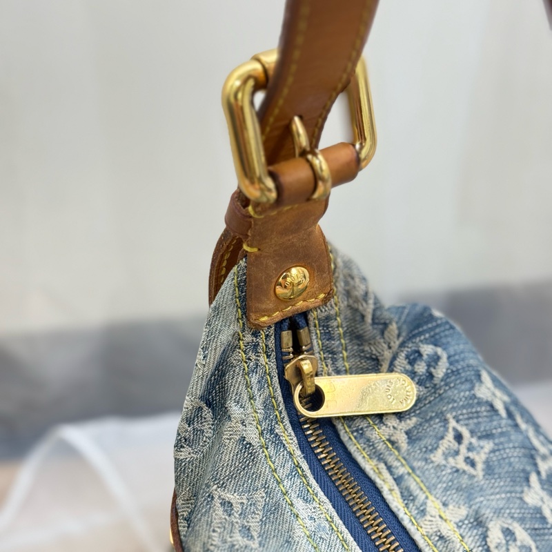 Iv baggy 牛仔單肩包-11