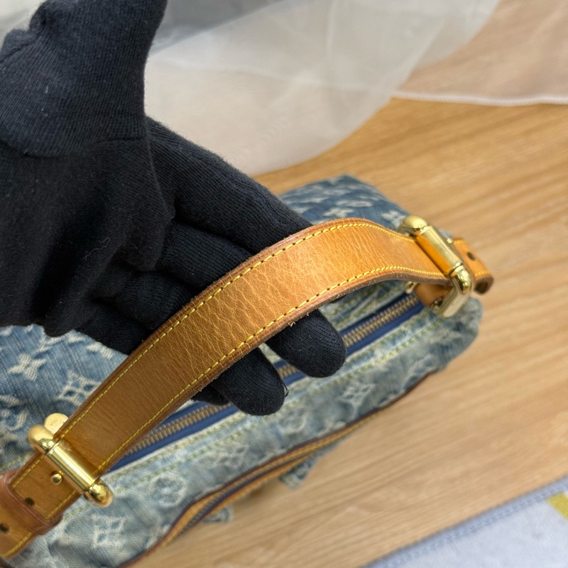 Iv baggy 牛仔單肩包-12