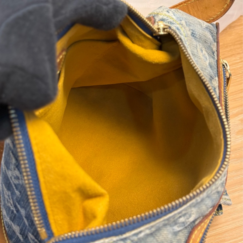 Iv baggy 牛仔單肩包-14