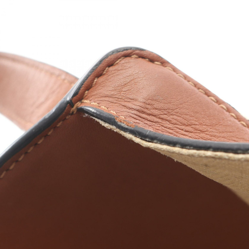 LOEWE HAMMOCK SMALL 肩斜背包 帆布皮革 米色 棕色 二手-10