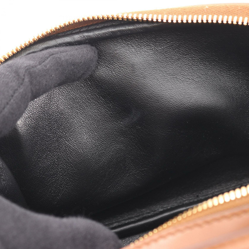 PRADA Odette 肩挎斜背包 1BH123 棕色皮革 二手 女士-5