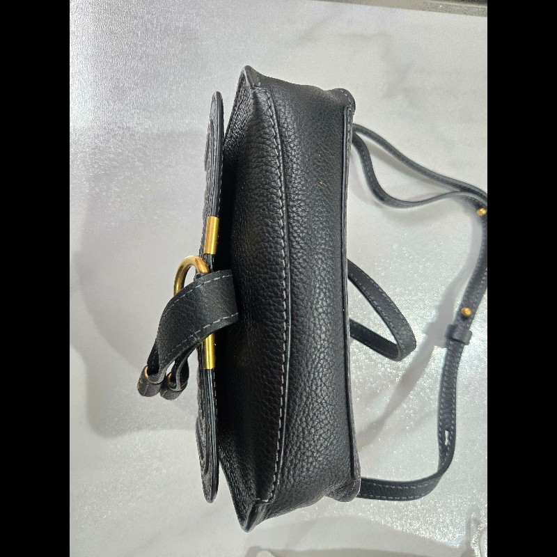 CHLOE Marcie 荔枝紋小牛皮肩背包/腰包-4