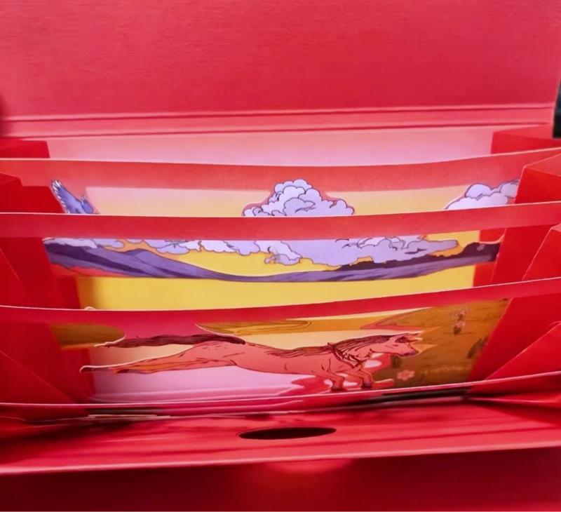 Hermes26馬年立體紅包袋👩🏻‍🦰稀少（別有洞天、馬到成功）打破歷年常規：1包厚6.5cm ；非常重工、精美《第一名👍》-4