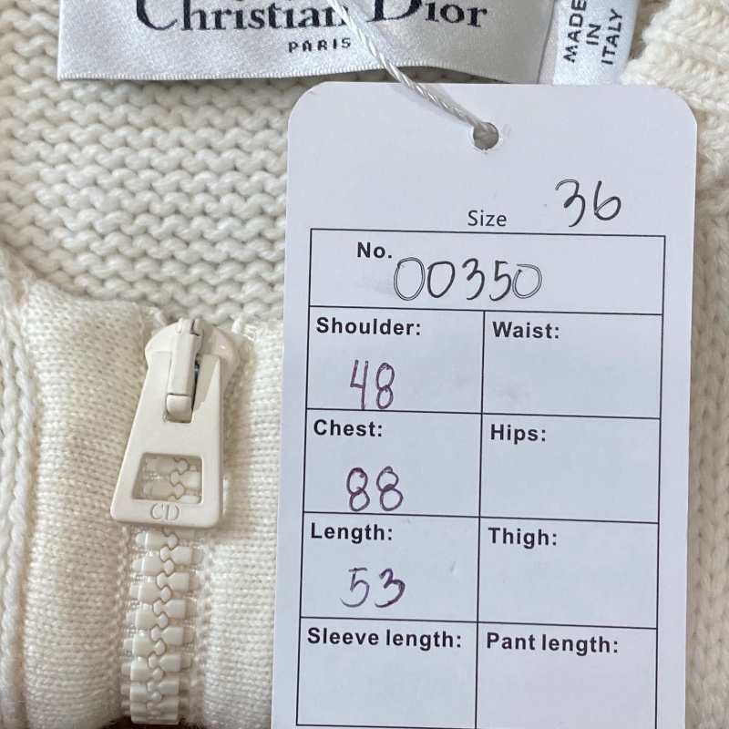 ❤️DIOR 24年Cruise系列 標誌蝴蝶圖案 羊絨羊毛背心-9