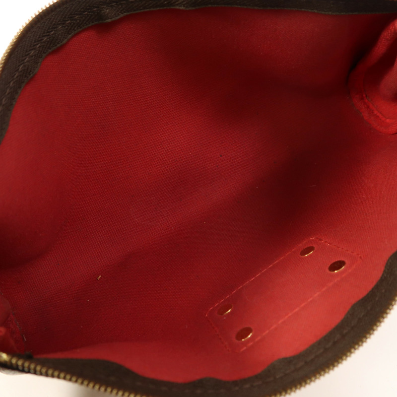 LOUIS VUITTON Damier Eva金扣手挽肩背兩用袋棕色-4