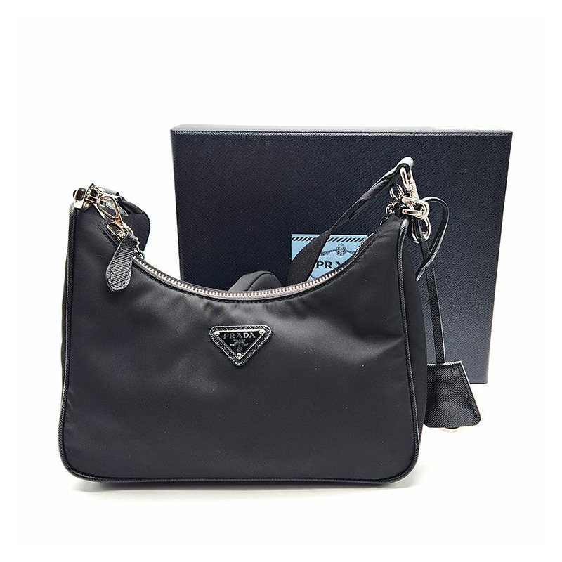 【包稅】PRADA Re-Nylon Tessuto 鏈條肩帶單肩包-8