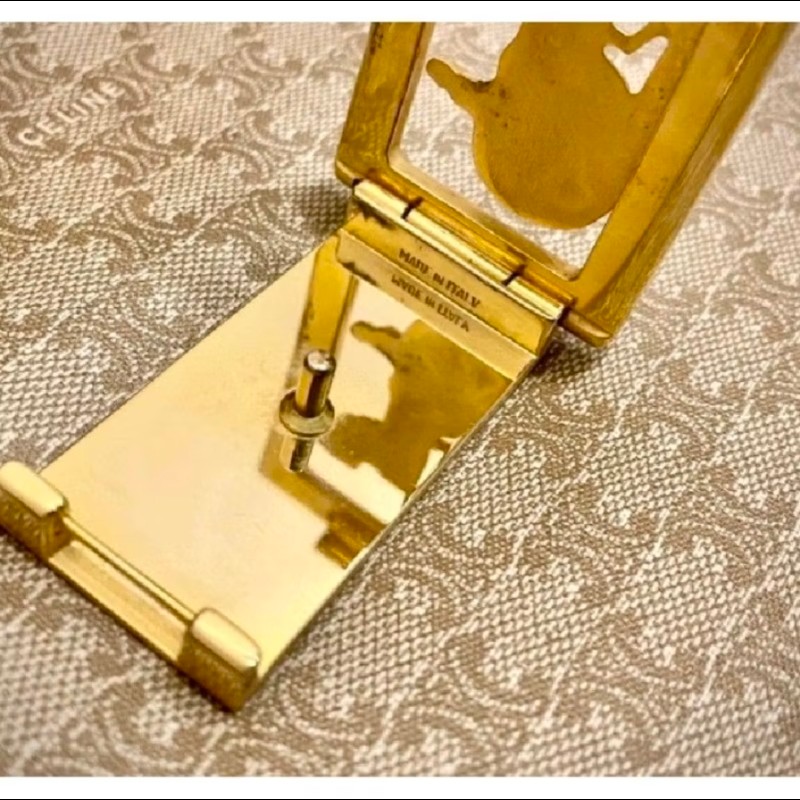 Celine 滿版老花馬車金釦斜背包 轉售那時飾購入包包凱旋門馬車金釦Vintage復古中古古董包二手-9