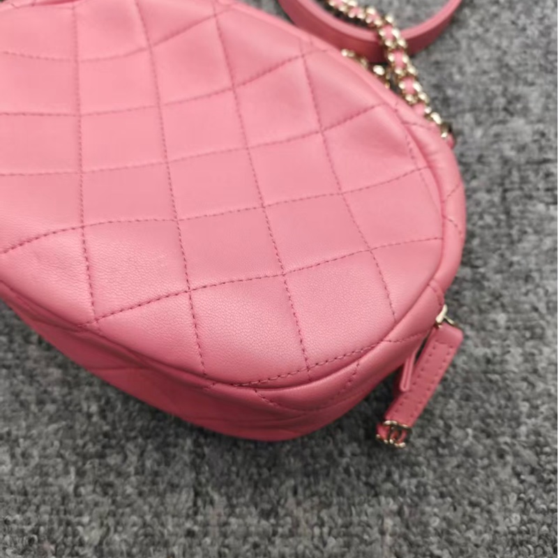 Chanel香奈兒粉色大雙C相機包 camera bag-7