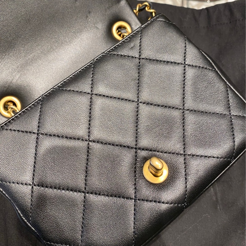 Chanel 手環方胖子黑金 二手 28K 包-5