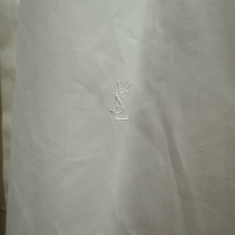 Saint Laurent white bow shirt 40 襯衫-3