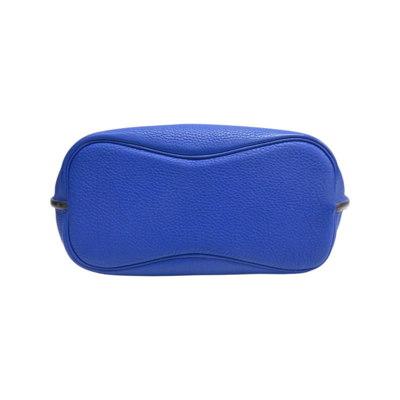 藍色 TOGO牛皮 SO KELLY 肩背包 口O刻 銀扣【HERMES 愛馬仕】-3