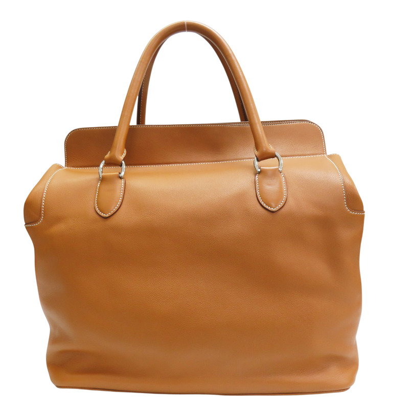 金棕色 Swift牛皮 Toolbox 33 兩用包 □P刻 銀釦【HERMES 愛馬仕】-1