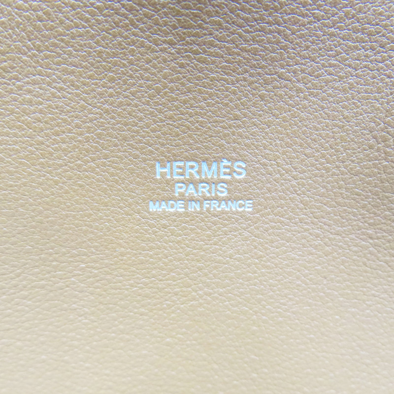 金棕色 Swift牛皮 Toolbox 33 兩用包 □P刻 銀釦【HERMES 愛馬仕】-5