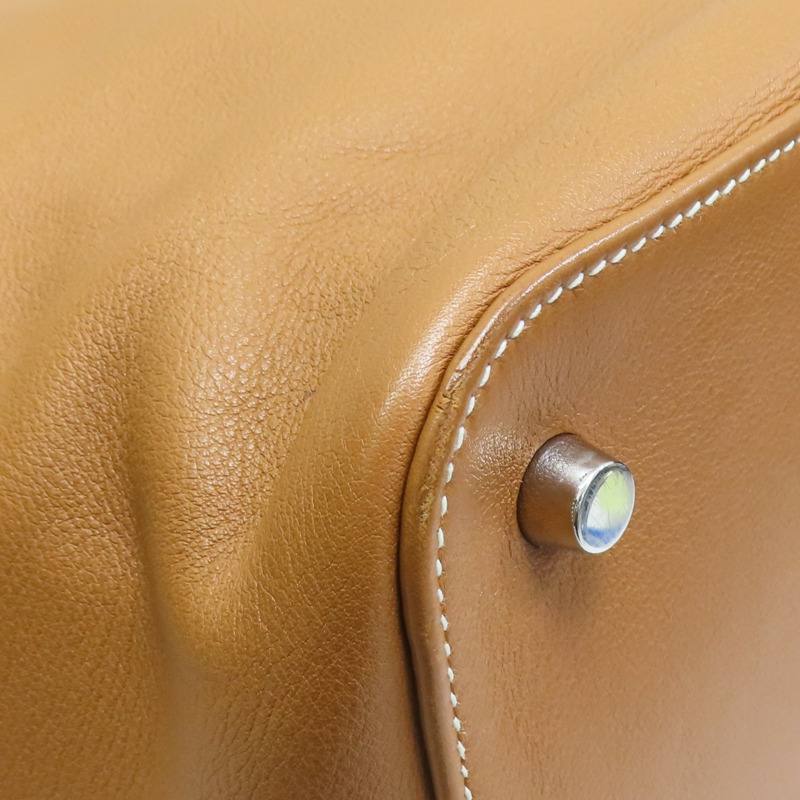 金棕色 Swift牛皮 Toolbox 33 兩用包 □P刻 銀釦【HERMES 愛馬仕】-9