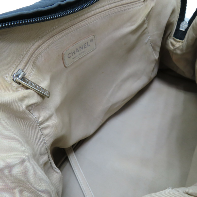 黑色 牛皮 Unlimited 保齡球包 無卡【CHANEL 香奈兒】 A46123-4