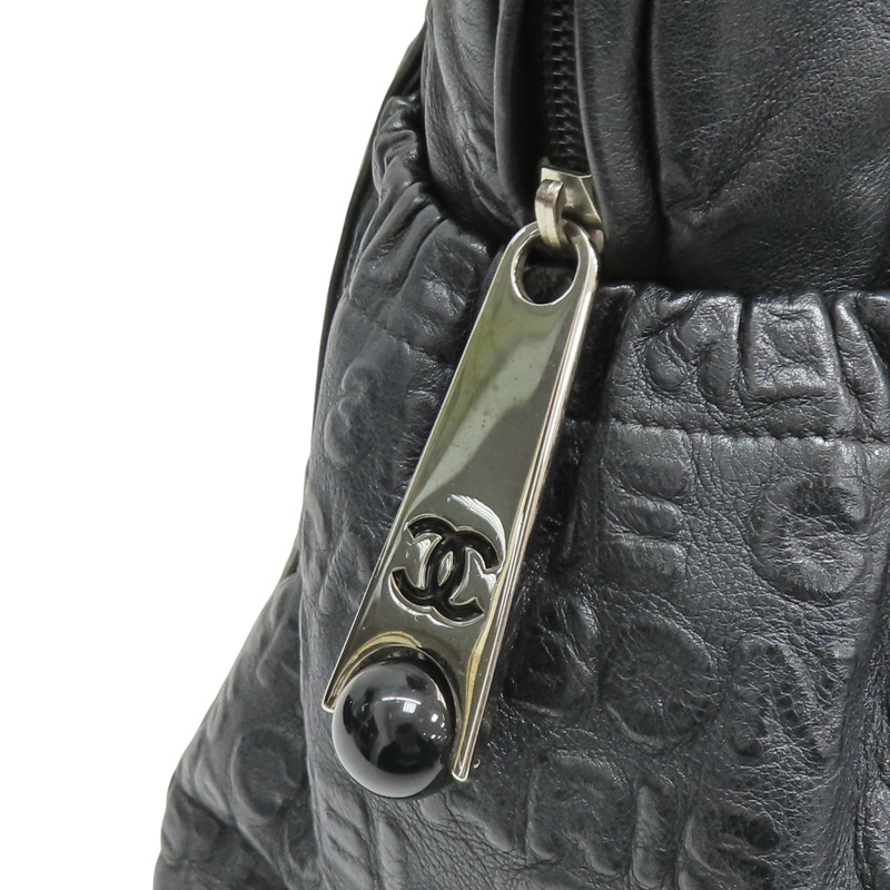 黑色 牛皮 Unlimited 保齡球包 無卡【CHANEL 香奈兒】 A46123-11