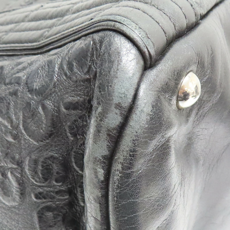 黑色 牛皮 Unlimited 保齡球包 無卡【CHANEL 香奈兒】 A46123-15