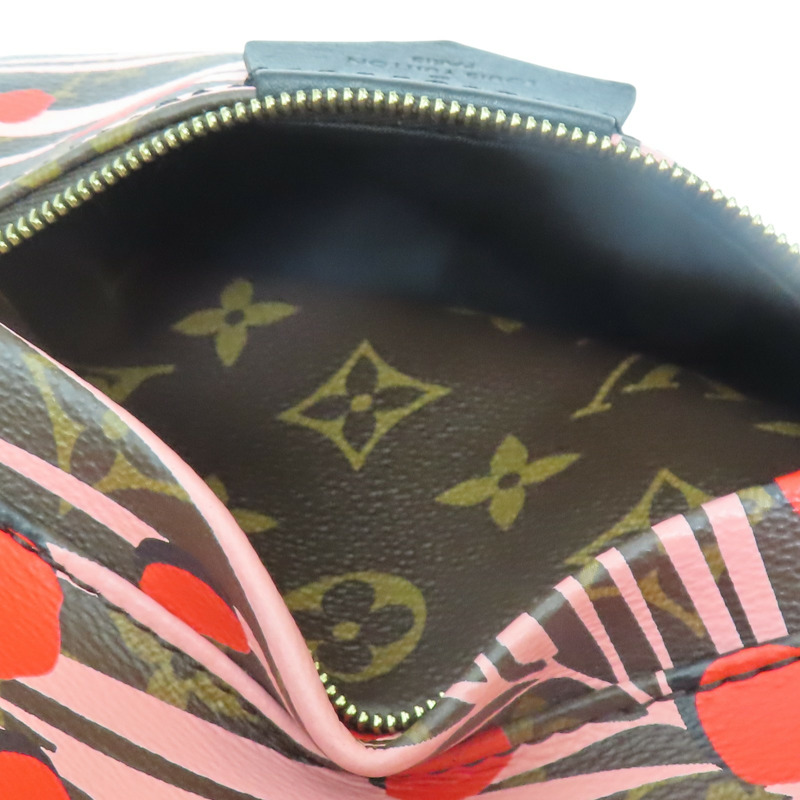 棕色 原花帆布 Jungle Dot Palm Springs 後背包【LOUIS VUITTON LV 路易威登】 M41981-5
