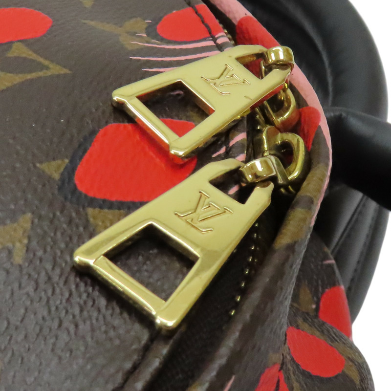 棕色 原花帆布 Jungle Dot Palm Springs 後背包【LOUIS VUITTON LV 路易威登】 M41981-14