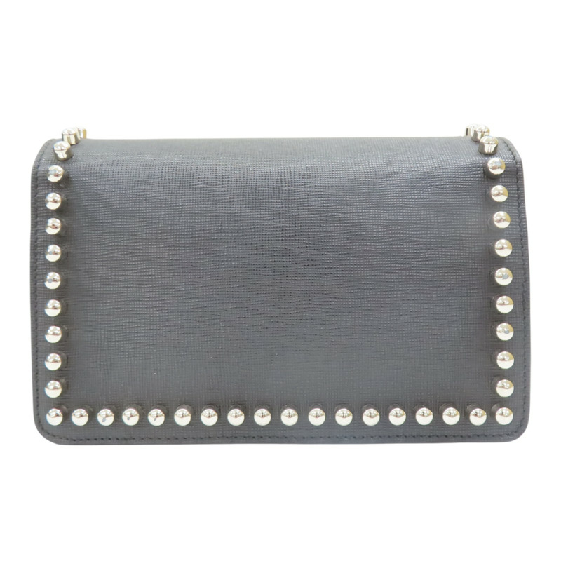 黑色 牛皮 Karlito WOC 鏈條錢包【FENDI 芬迪】 8M0346-7MP-1