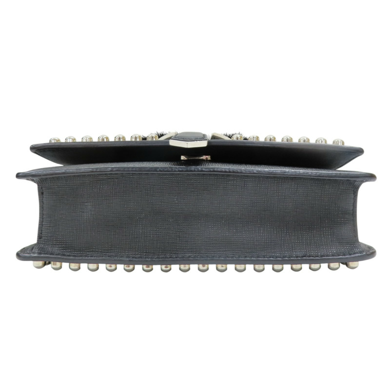 黑色 牛皮 Karlito WOC 鏈條錢包【FENDI 芬迪】 8M0346-7MP-3