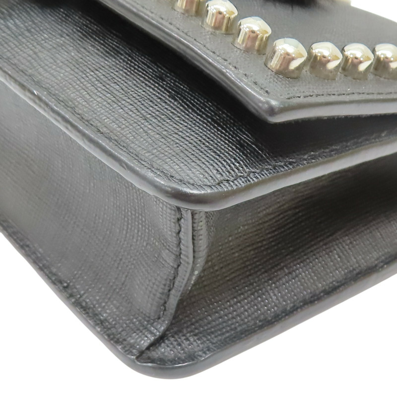 黑色 牛皮 Karlito WOC 鏈條錢包【FENDI 芬迪】 8M0346-7MP-11