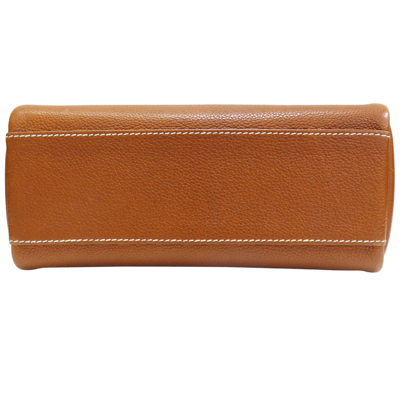 棕色 Barenia Faubourg牛皮 Kelly Messenger PM 肩背包 K刻 銀釦【HERMES 愛馬仕】-3