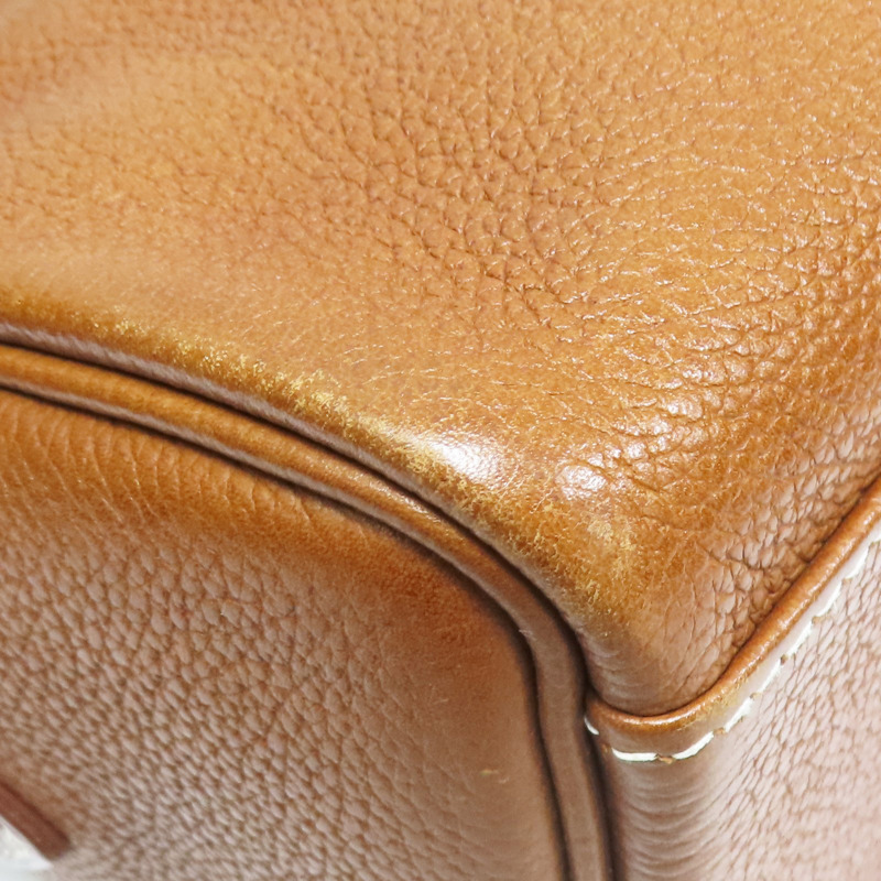 棕色 Barenia Faubourg牛皮 Kelly Messenger PM 肩背包 K刻 銀釦【HERMES 愛馬仕】-10