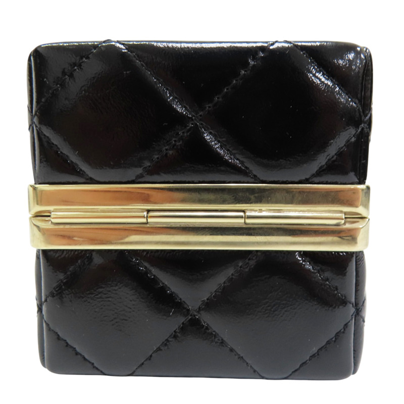 黑色 亮面牛皮 骰子 肩背包【CHANEL 香奈兒】 AP3154-3