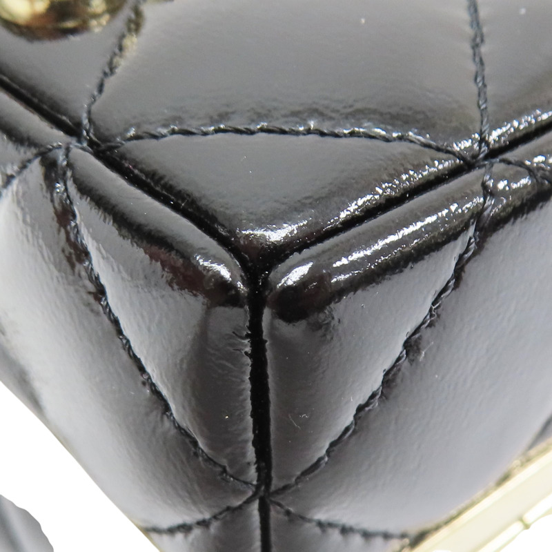 黑色 亮面牛皮 骰子 肩背包【CHANEL 香奈兒】 AP3154-10