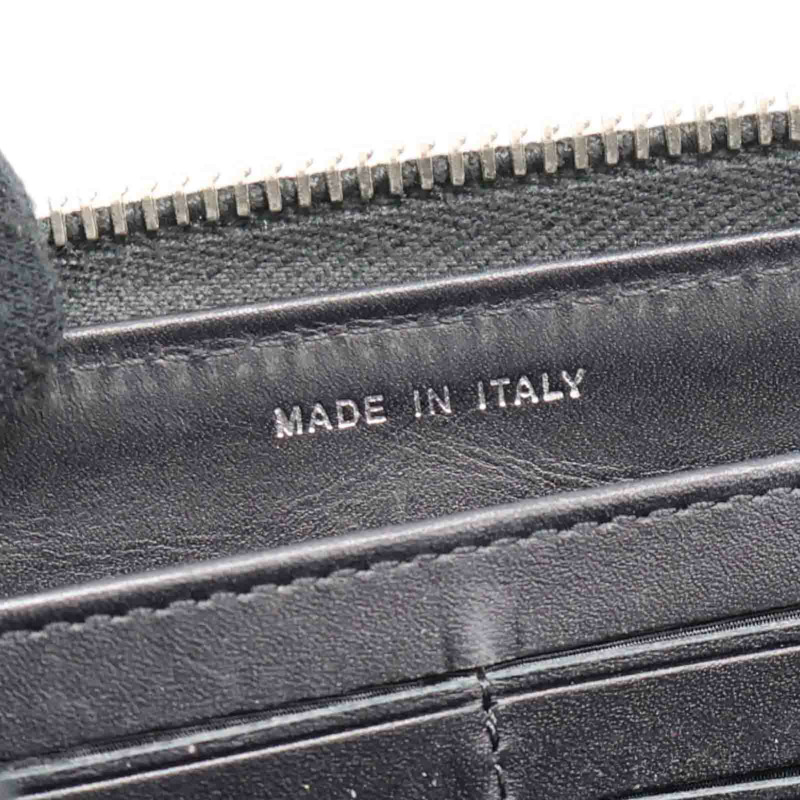 黑色牛皮 拉鍊 長夾 A68778【CHANEL 香奈兒】 A68778-10