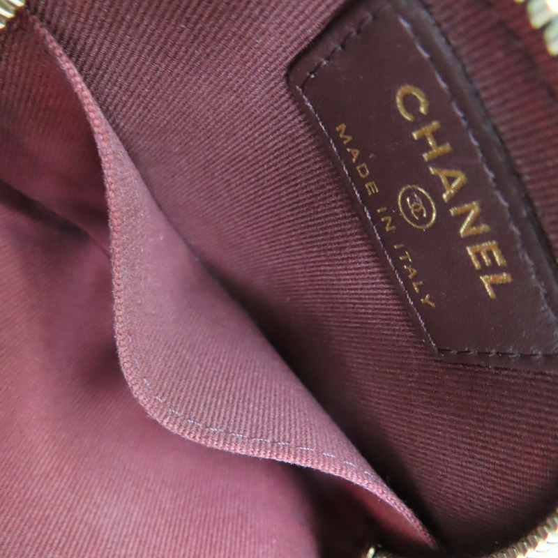 黑色 荔枝紋 牛皮 圓形 零錢包【CHANEL 香奈兒】 AP3594-5