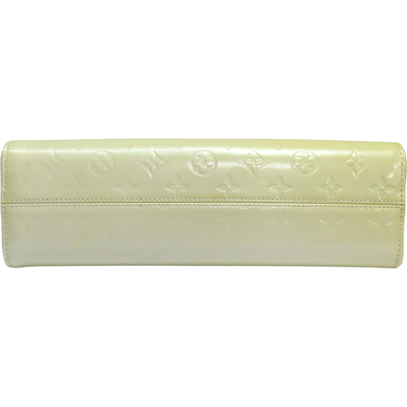 白色 Vernis 漆皮 Roxbury Drive 兩用包(褪色或變色) 【LOUIS VUITTON LV 路易威登】 M91374-3