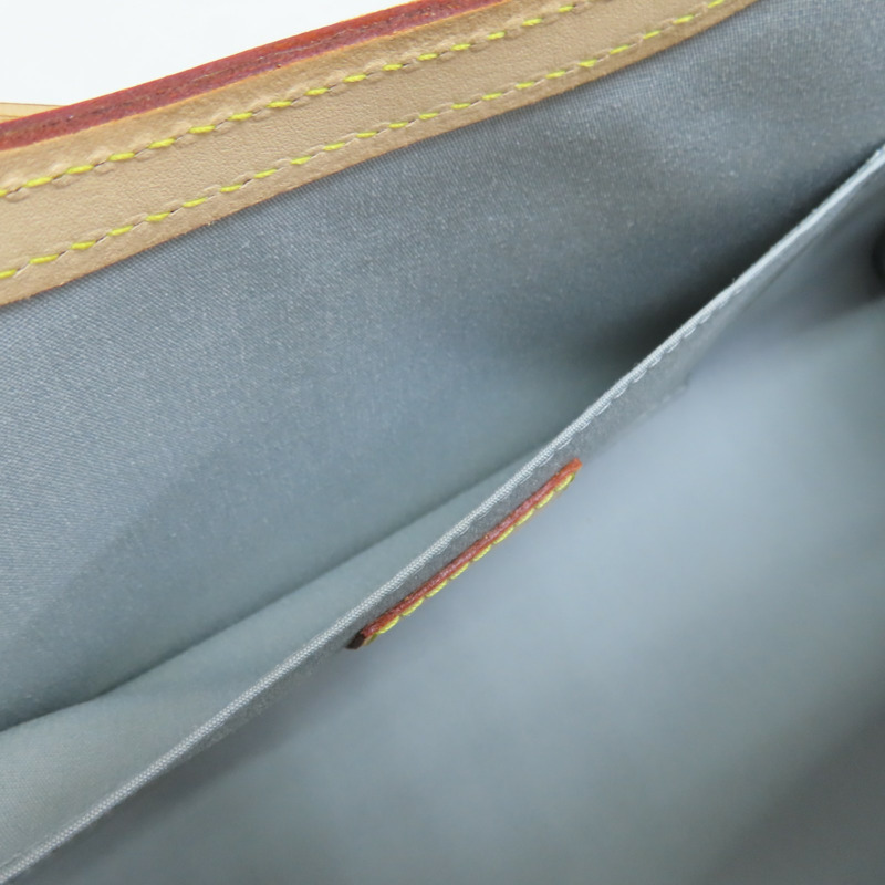 白色 Vernis 漆皮 Roxbury Drive 兩用包(褪色或變色) 【LOUIS VUITTON LV 路易威登】 M91374-5