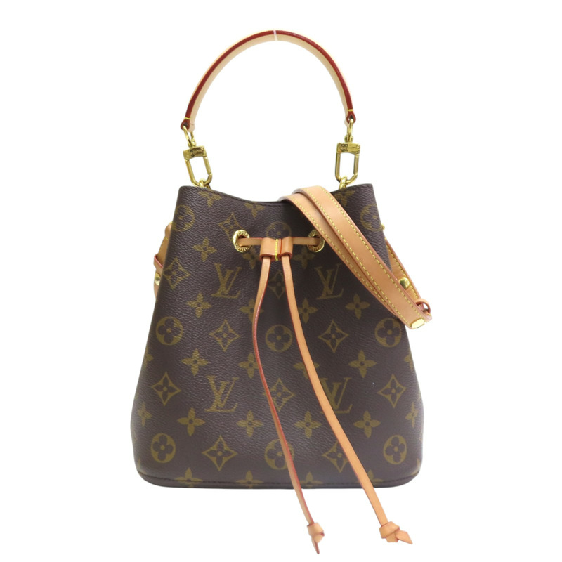 棕色 原花帆布 NeoNoe BB 水桶包 兩用包【LOUIS VUITTON LV 路易威登】 M46581-0