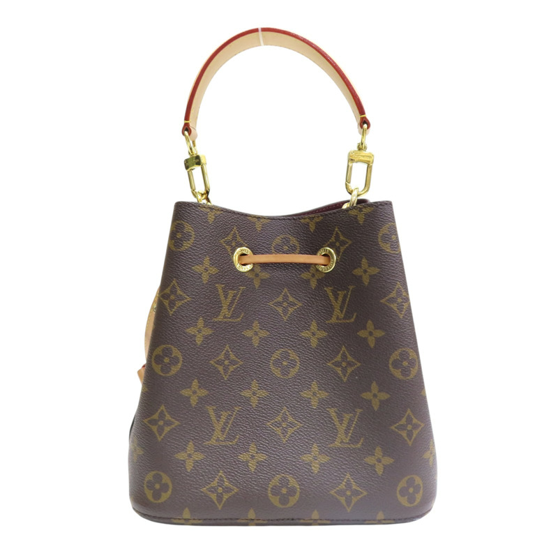 棕色 原花帆布 NeoNoe BB 水桶包 兩用包【LOUIS VUITTON LV 路易威登】 M46581-1