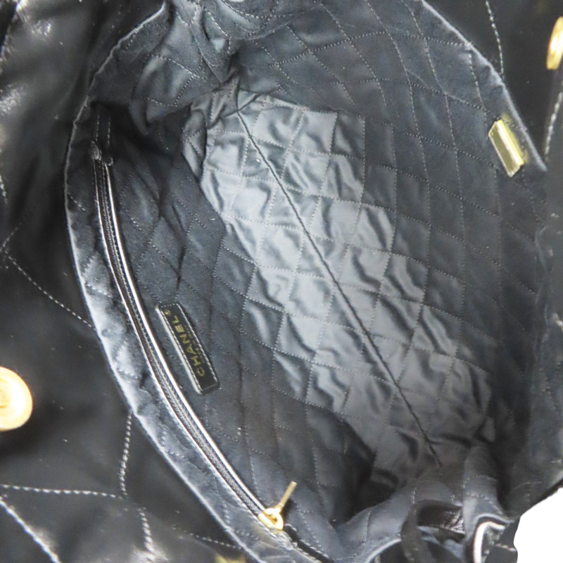 黑色 牛皮 22包 肩背包【CHANEL 香奈兒】 AS3260-5