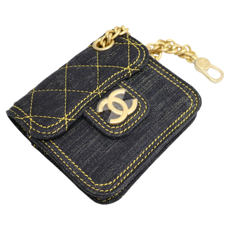 黑色 丹寧 吊飾【CHANEL 香奈兒】-2