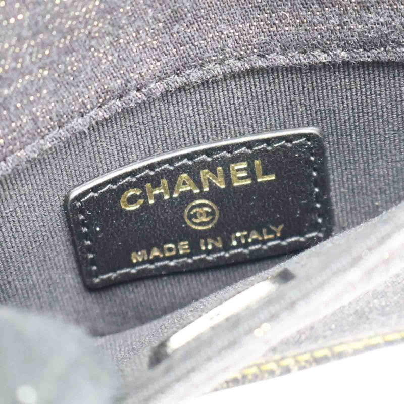 黑色 丹寧 吊飾【CHANEL 香奈兒】-5