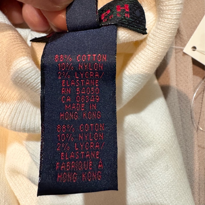 《新歡舊愛》全新正品PALPH LAUREN白色針織套頭背心/萊卡-3