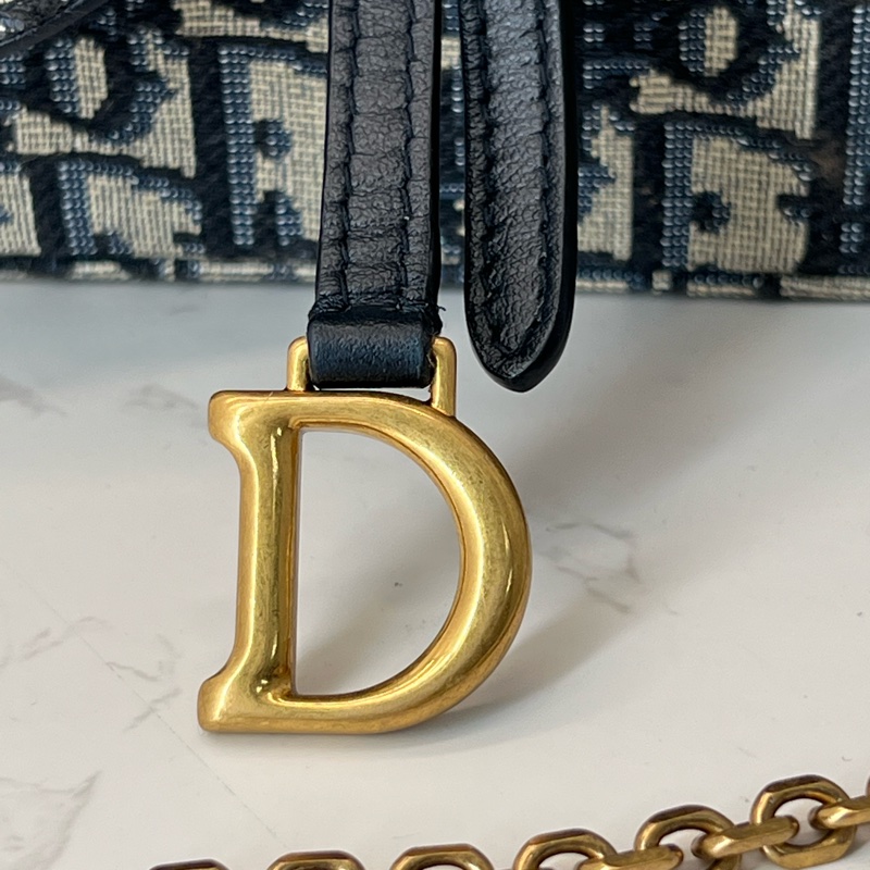 💗香緹國際精品💗 778 Dior Saddle WOC #鏈帶包#手拿包-1