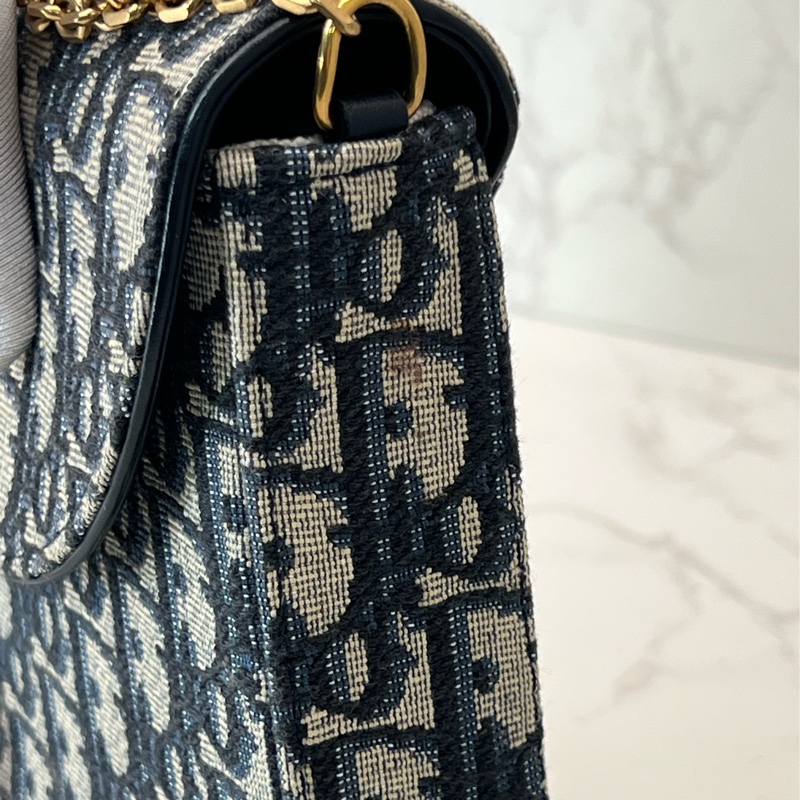 💗香緹國際精品💗 778 Dior Saddle WOC #鏈帶包#手拿包-2